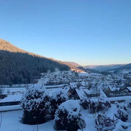 Appartement Mit Herrlicher Aussicht Uebers Murgtal Baiersbronn Esterno foto