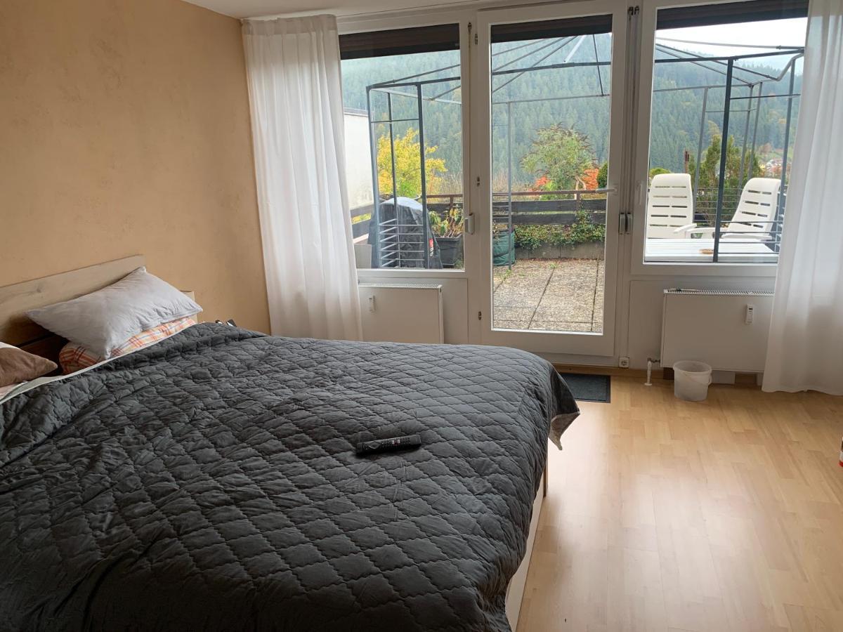 Appartement Mit Herrlicher Aussicht Uebers Murgtal Baiersbronn Esterno foto