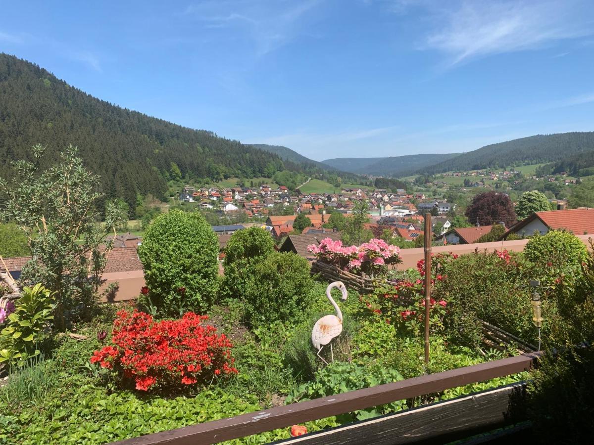 Appartement Mit Herrlicher Aussicht Uebers Murgtal Baiersbronn Esterno foto