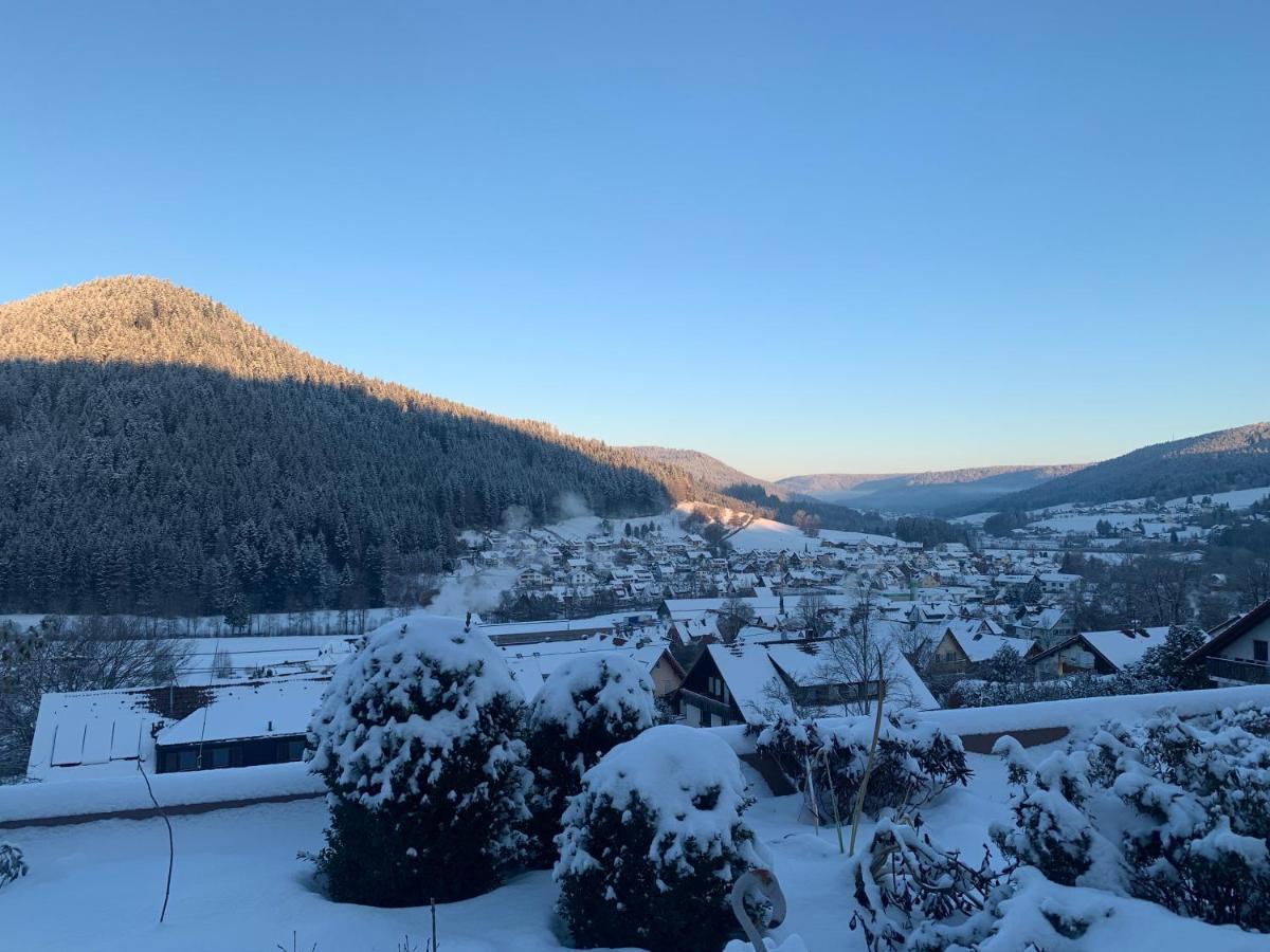 Appartement Mit Herrlicher Aussicht Uebers Murgtal Baiersbronn Esterno foto